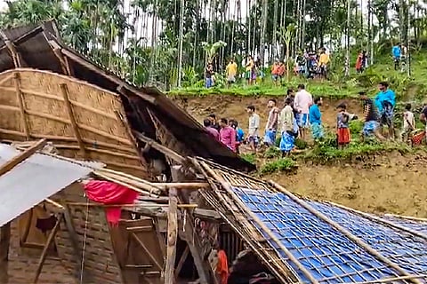 Landslide in Karimganj